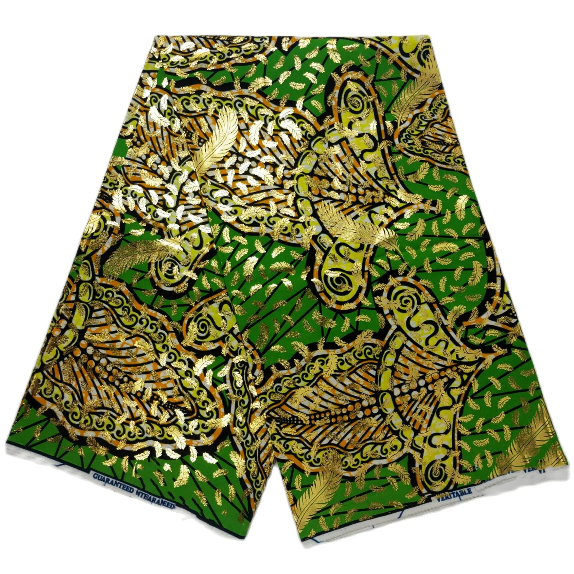 

100%Veritable Dutch Dye Block Fabric For Sewing Real Original Grand Gold Wax Ankara African Wax Prints Cotton Fabrics VL 621-18