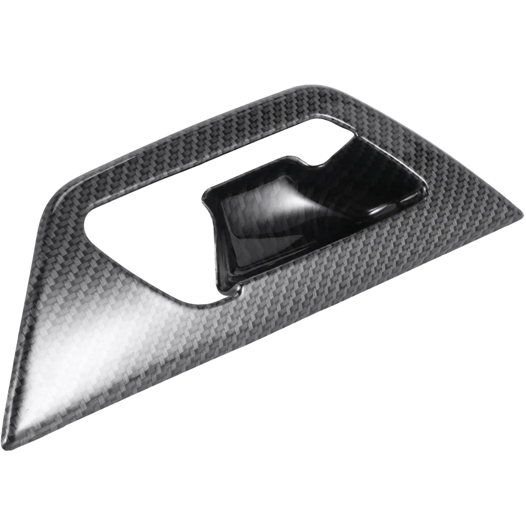 Для 3008 GT 2017 2018 внутренняя ручка из углеродного волокна дверная крышка накладка