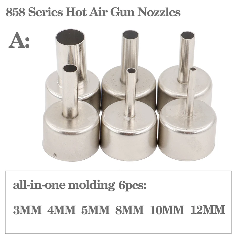 

TMYLOKU 22 мм универсальные сопла для паяльной станции 858D/858D+/8586/8858