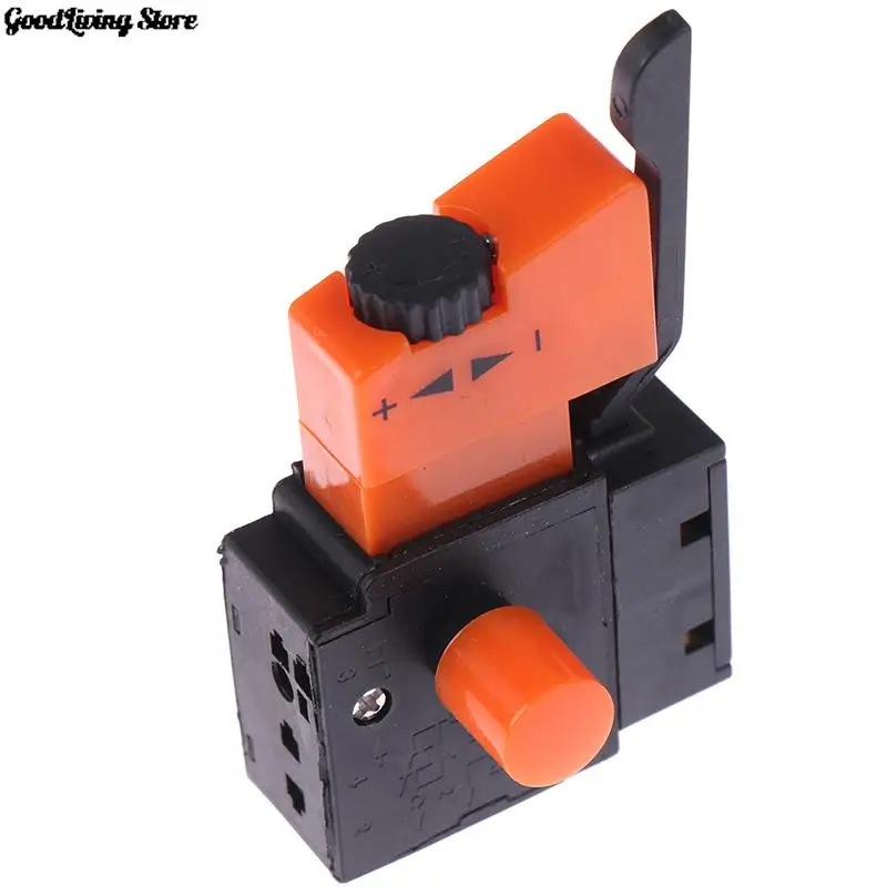 

1pcs For Electric Drill AC 250V/4A FA2-4/1BEK 250V 6A Adjustable Speed Switch Trigger Switches Lock On Pushbutton Speed Control
