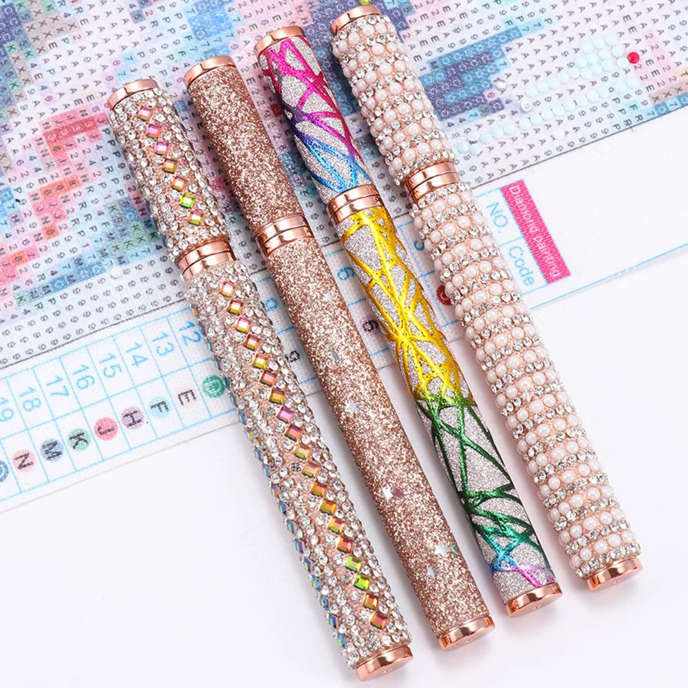 

Блестящая ручка для алмазной вышивки с наконечниками из нержавеющей стали