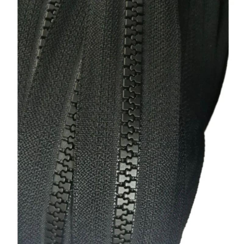 Цепочка на молнии Ykk из смолы черная ручная Сумочка для чемодана кожаного ремесла