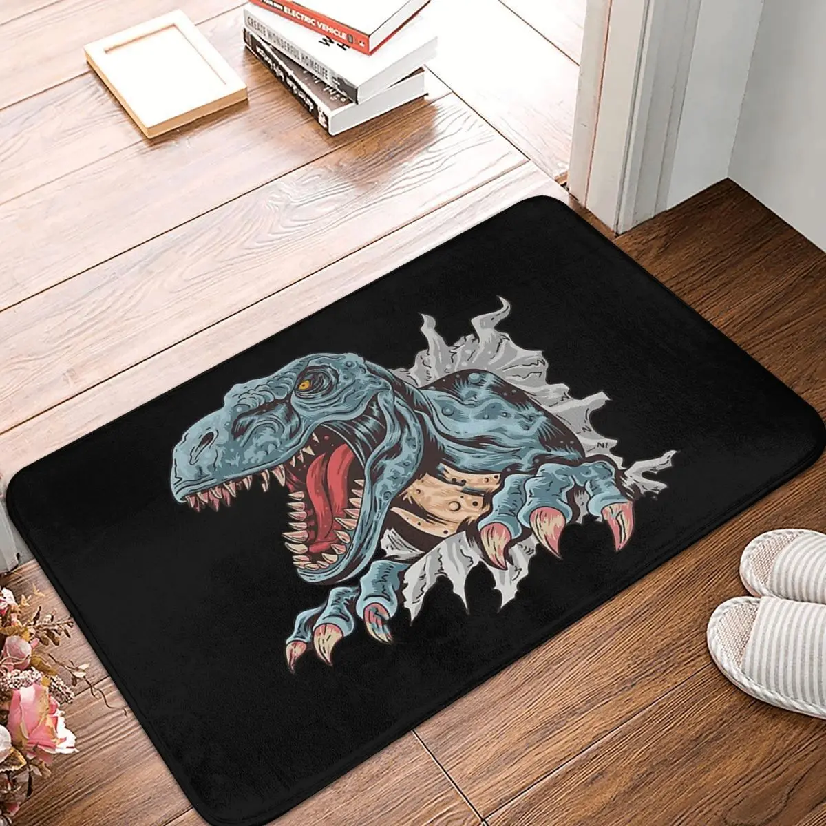 

Jurassic Park Dinosaur Non-slip Doormat Kitchen Mat Ferocious Tyrannosaurus Hallway Carpet Entrance Door Rug Bedroom Decor