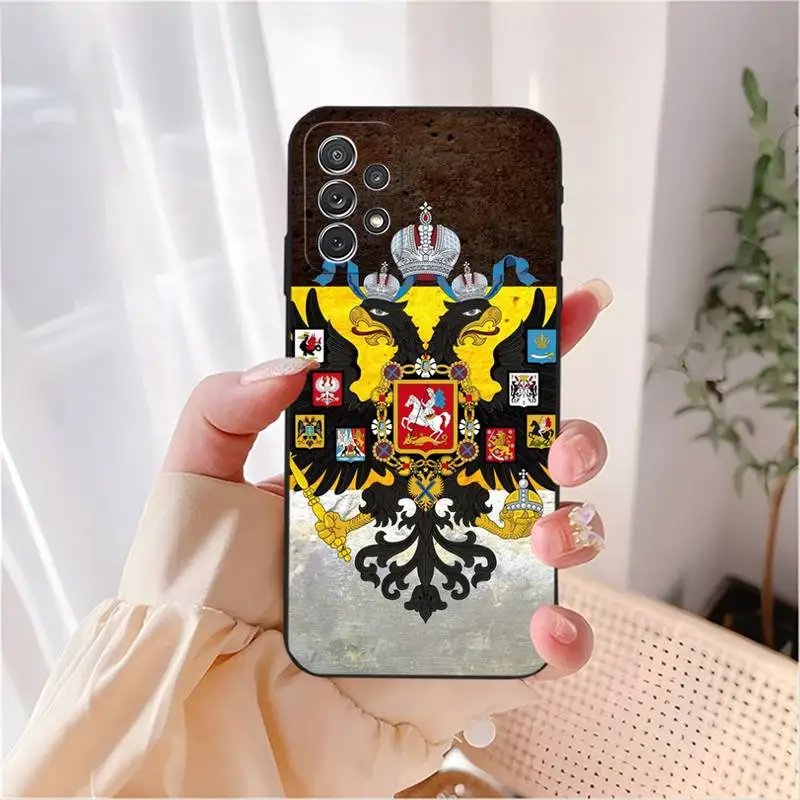 Чехол для телефона с флагом российского национального герба Samsung M31S M30 M51 M10 M11 M20 M21