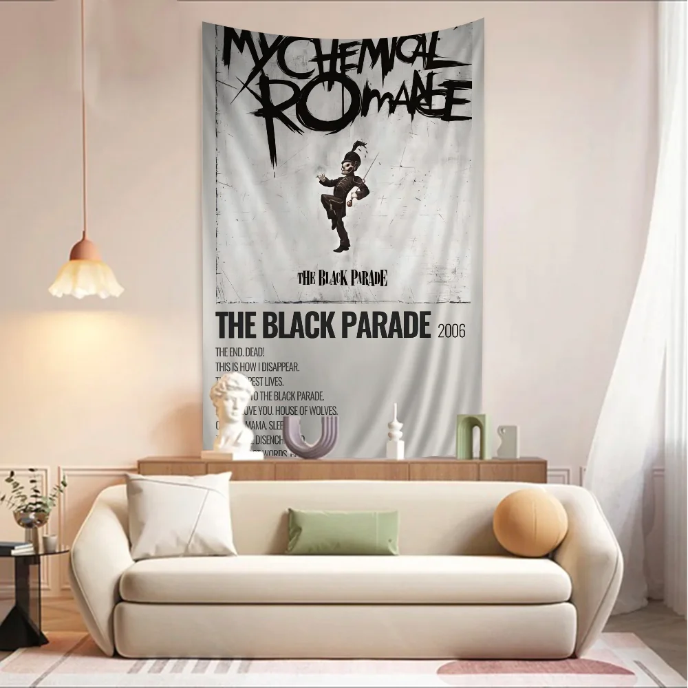 My C-Chemical R-Romance Band Tapestry Art Printing Japanese Wall Anime Hanging Home Decor