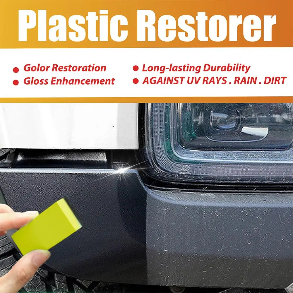 

50ml Car Plastic Refurbished Cleaner Interior Parts Gloss Coating Agent Clean Crystal Polishing Restoration Dashboard Maint Z1y4
