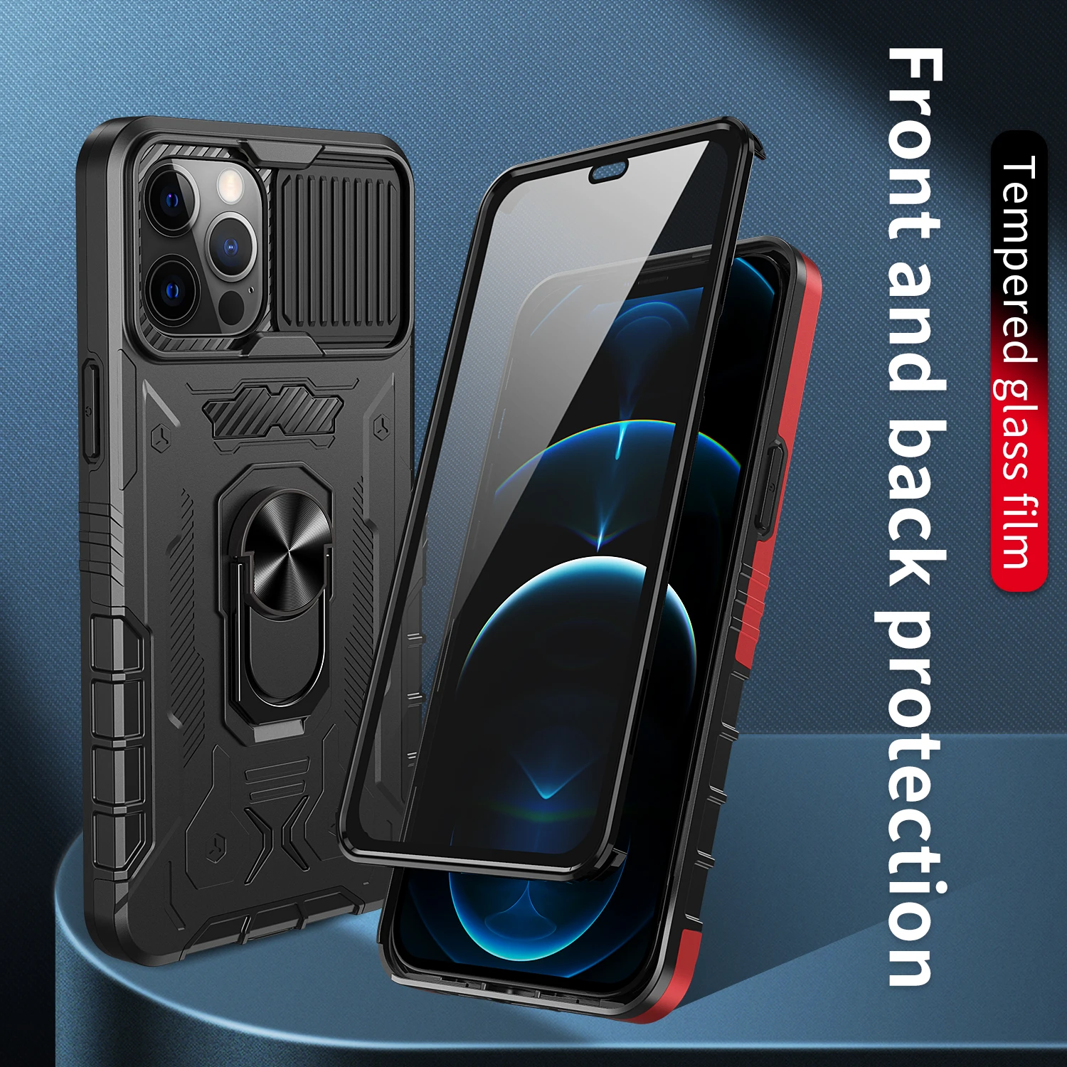 

Shell + membrane Phone Case For iPhone 12 Pro Max Case Shockproof Cover For iPhone 12 Pro Max 12Pro 12ProMax Funda