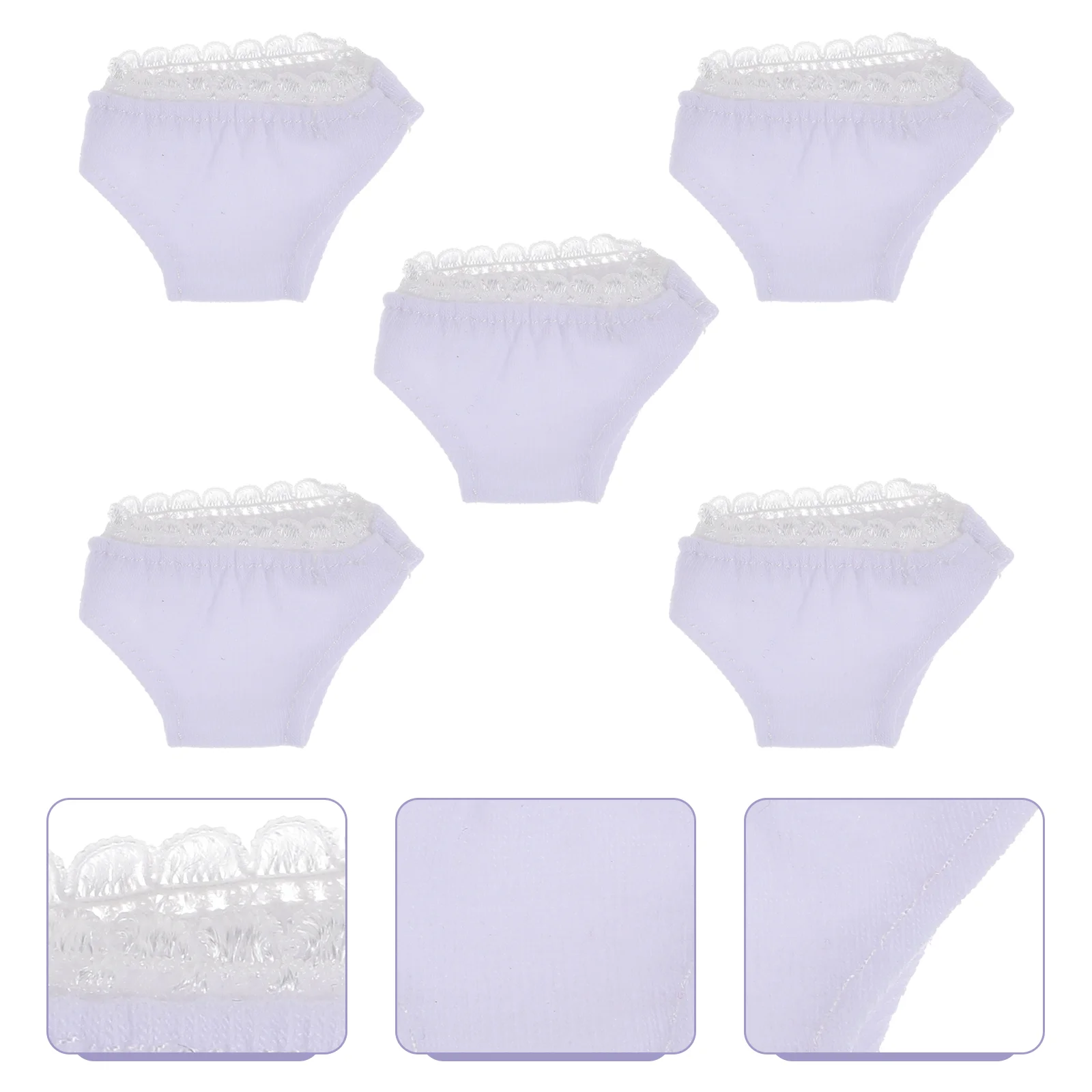 

5Pcs Underpants Elastic Clothing for Dolls and Similar Dolls