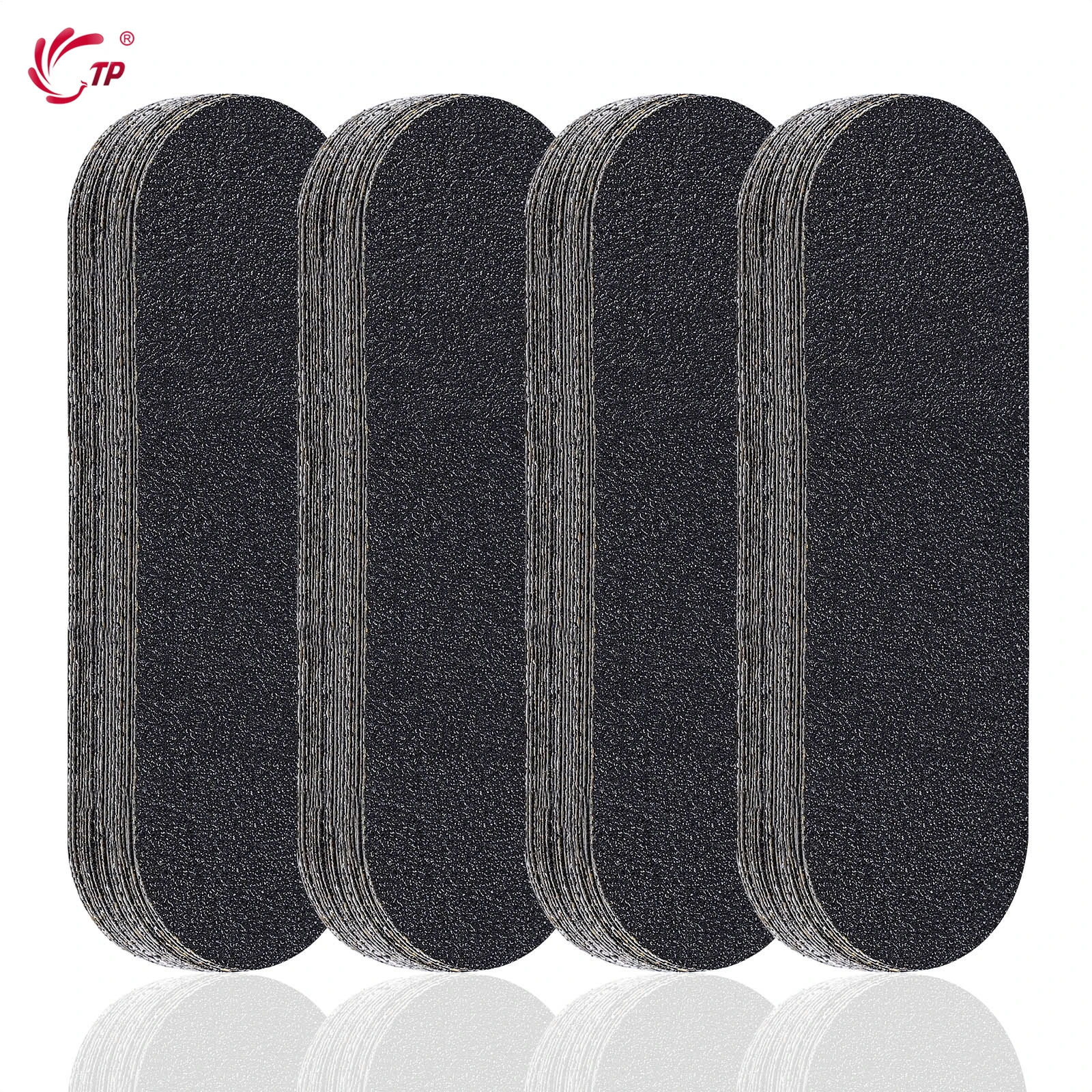 Ручка из нержавеющей стали педикюр уход за ногами с 10 наждачными салфетками для