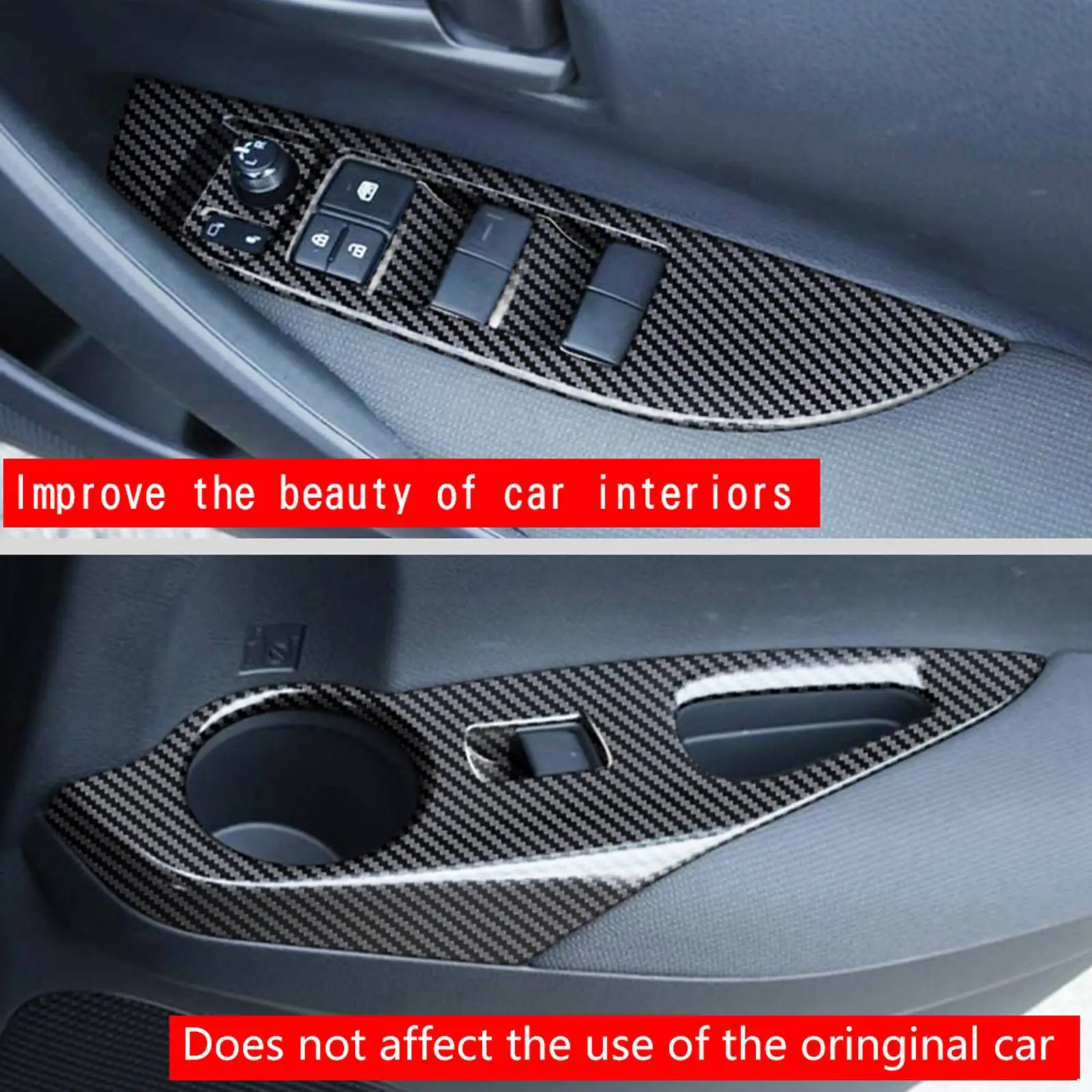 Глянцевая черная панель для автомобильного стекла