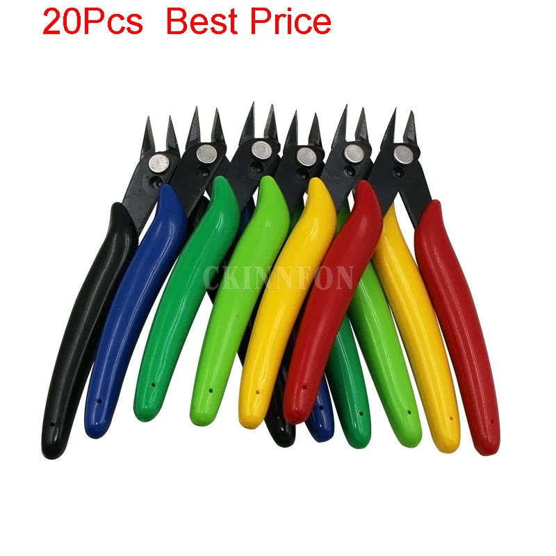 

20Pcs/lot 170ii Pliers Diagonal Side Flush Cutter Pliers Electric Wire Cutting Wire Shears Nipper Repair Plier Electronic