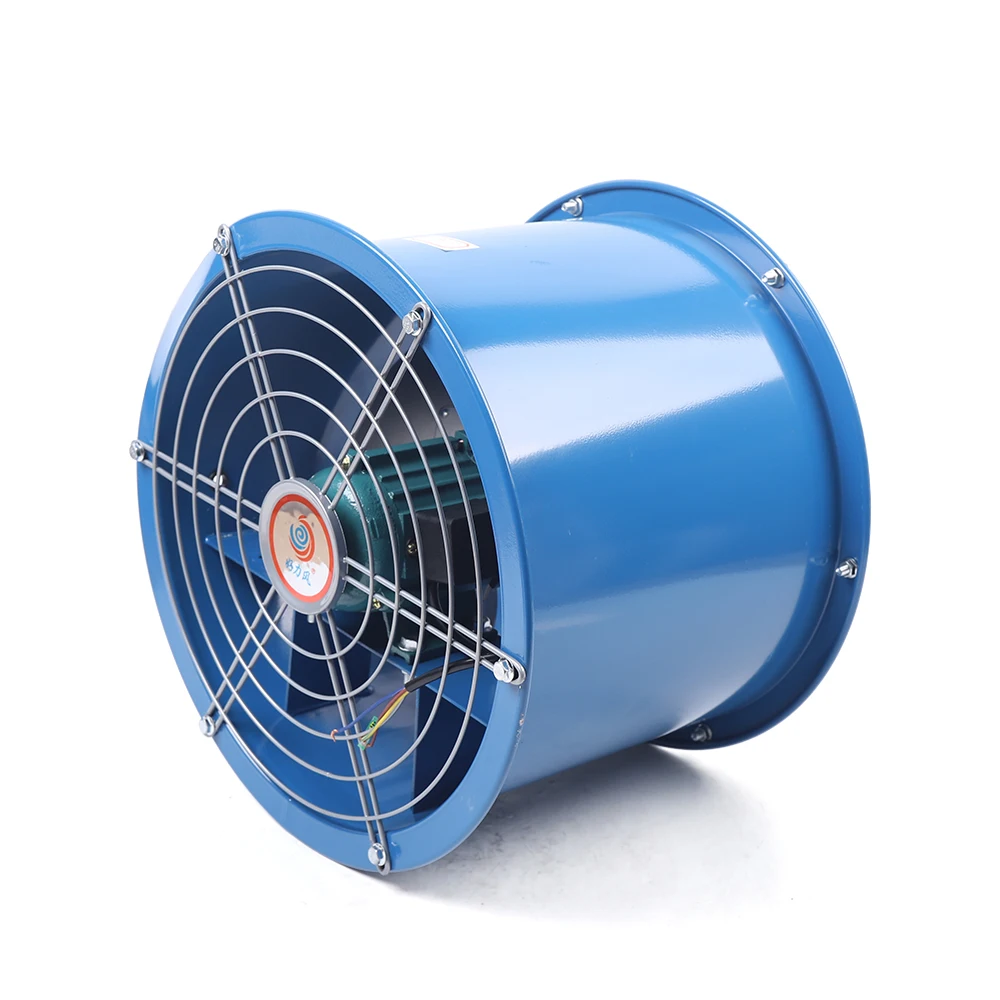 16 inch Axial Fan Cylinder Pipe Spray Booth Paint Fumes Exhaust Fan Silent 110V 1420r/min enlarge