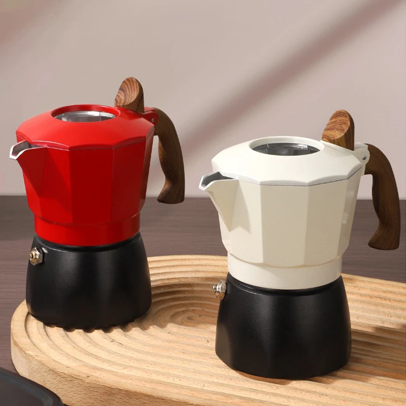 Кофеварка Мока с двойным клапаном небольшая Бытовая кофеварка для эспрессо