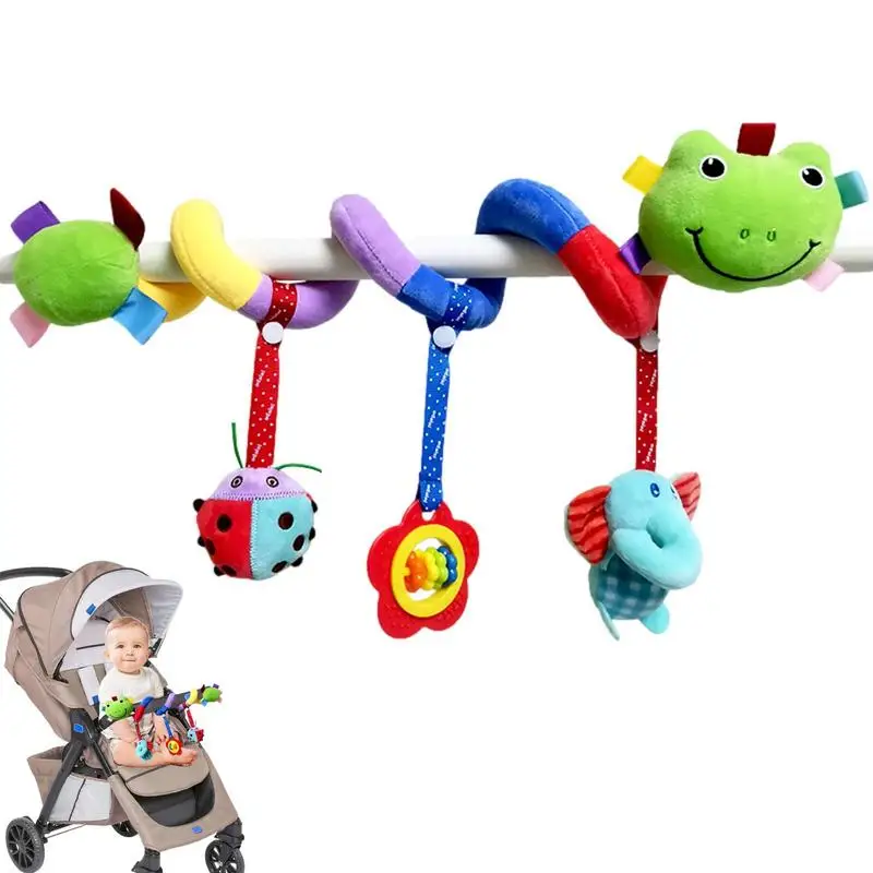 

Cute Stroller Toy Car Seat Hanging Toys Baby Play Travel Baby Infant Baby Toys Educational Rattles For Crib Mobile