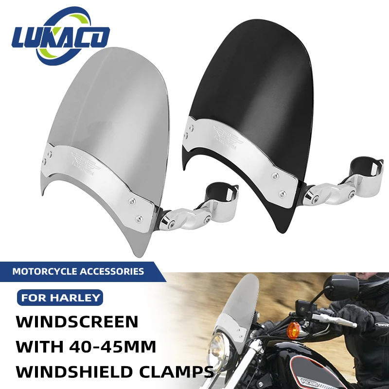 ABS пластик для мотоцикла 40-45 мм ветровое стекло дефлекторные чехлы Harley Sportster 883 1200