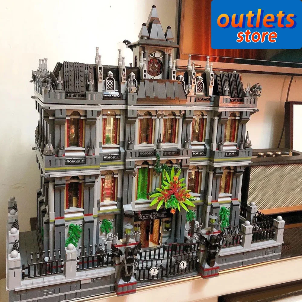 613002 креативный эксперт уличный вид люматическая больница Moc кирпич Модульные