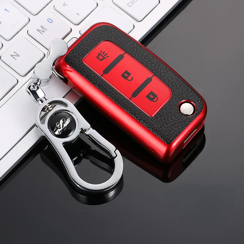 

2 3 Buttons Silicone Car Key Case For Foton Tunland Auman Toano Sauvana Keys Cover Holder Protect Shell Fob Keychain Accessories