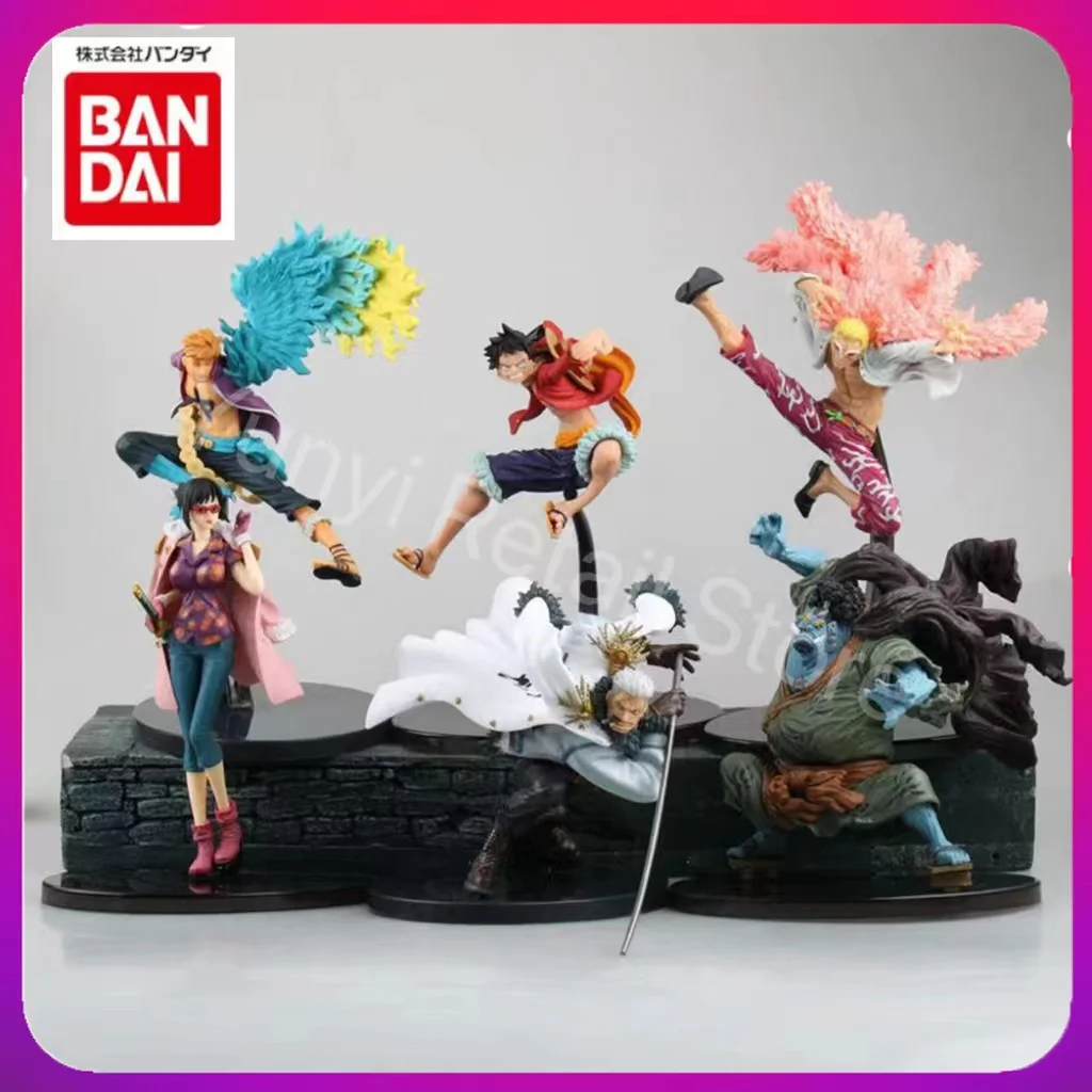 

Bandai One Piece Anime Toys Japanese Anime Straw Hat Luffy Children Toy Ornaments 2023 First Limited Collection Holiday Gifts
