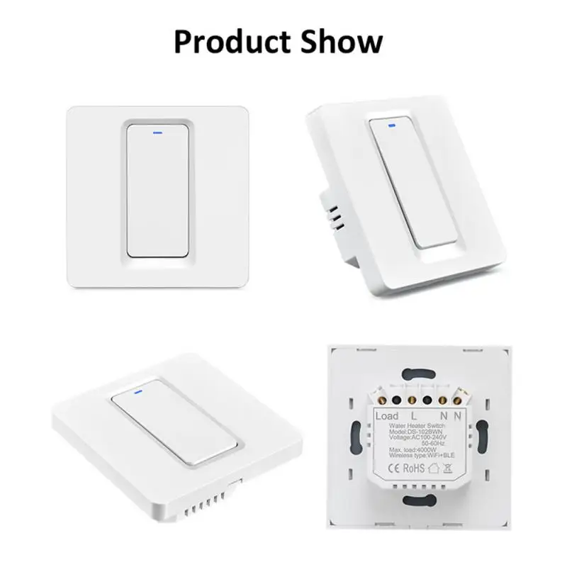 

Tuya Wifi Smart Wifi Wall Switch Voice Control Work With Google Home And Alexa Timing Remote Control Work Tuya Smart Wall Switch