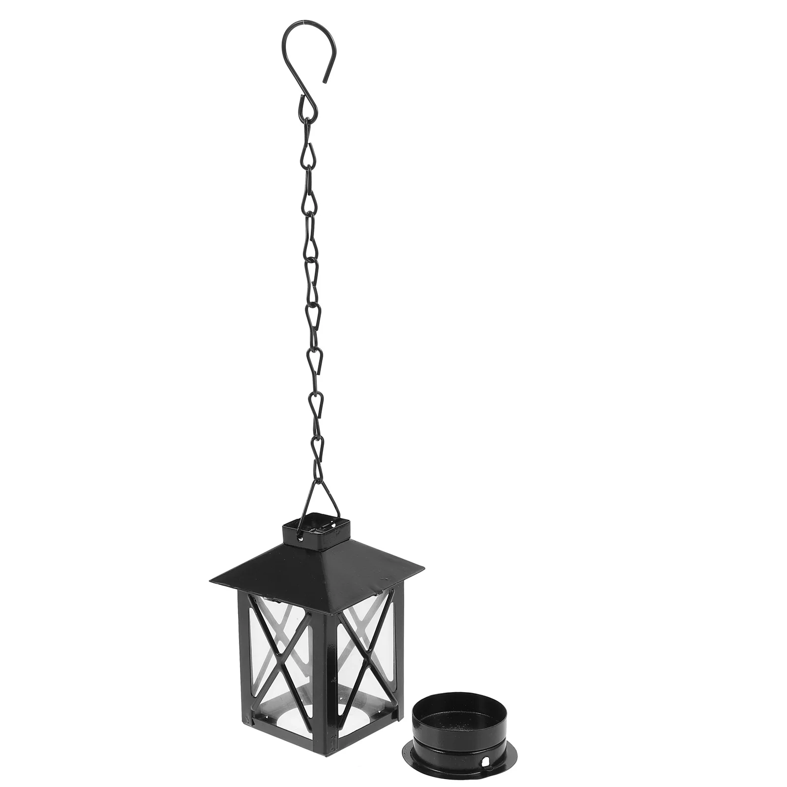 

Lantern Holder Lanterns Metal Hanging Pillar Outdoor Table Lamps Window Decor Vintage Farmhouse Tealight Votive Candlestick
