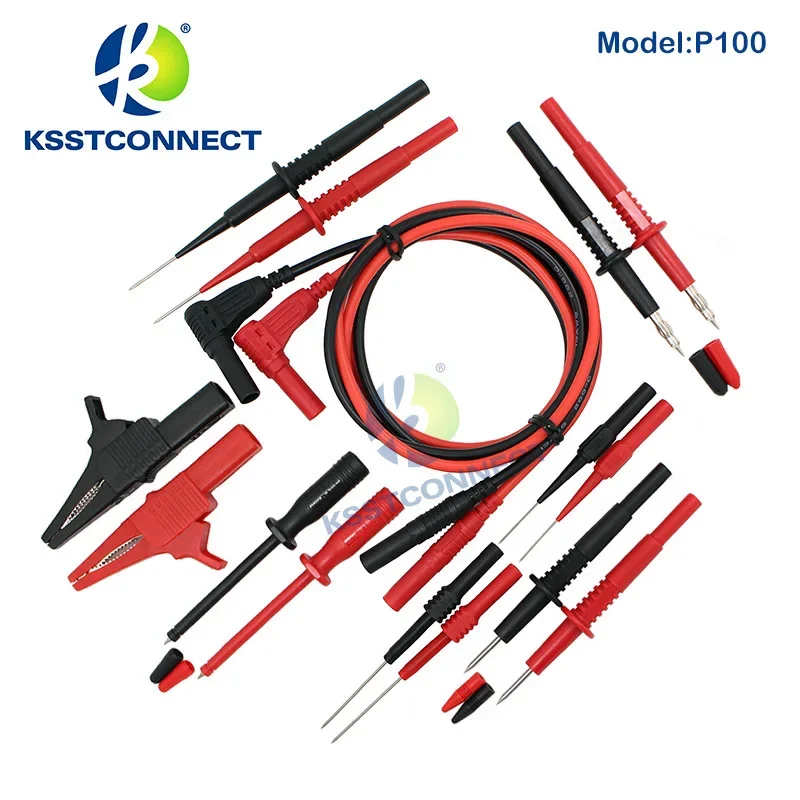 

Комплект тестовых проводов для электронных деликатесов Комплект автомобильных тестовых щупов Универсальный комплект проводов для зондов мультиметра