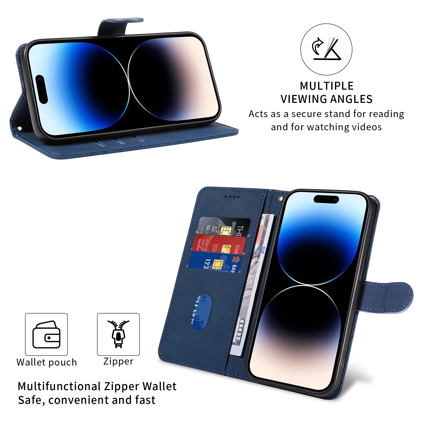 Фото Магнитный кожаный чехол для телефона Redmi 15 15C A5 ﻿ Чехол-кошелек с откидной подставкой для Xiaomi 15T Pro 15 Ultra POCO F7 X7 M7 Pro 5G №5