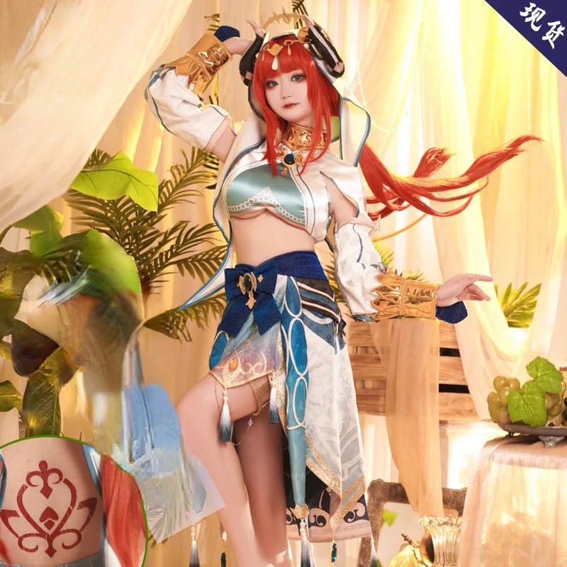 

Игра Genshin Impact Nilou, рождественское платье, игровой костюм, косплей костюм, Хэллоуин, карнавал, косплей, вечеринка, реквизит, аксессуары