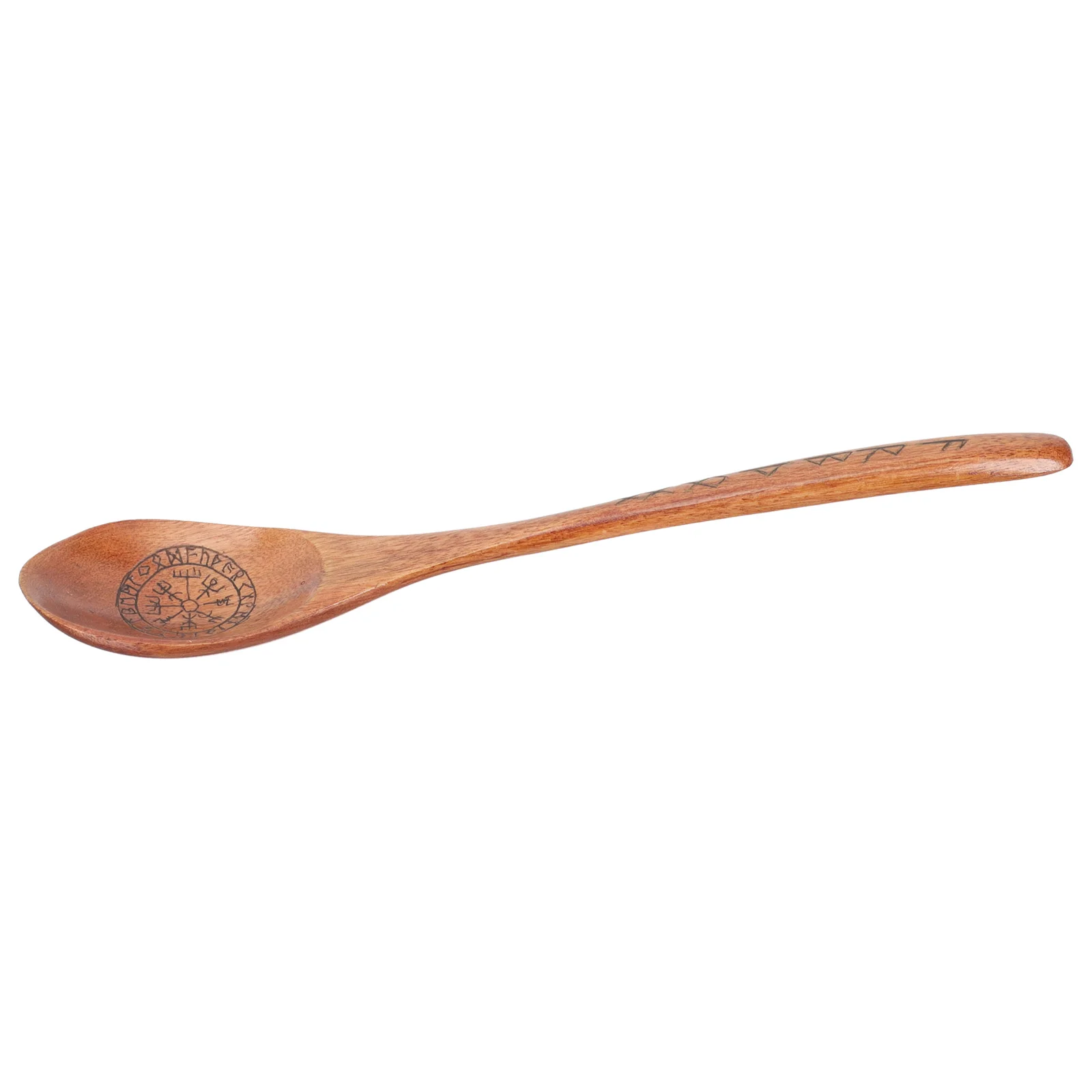 

Spoon Spoons Wooden Wood Stirrer Honey Utensils Cream Ice Salad Dessert Mixing Cooking Teaspoon Handle Japanese Style Carved
