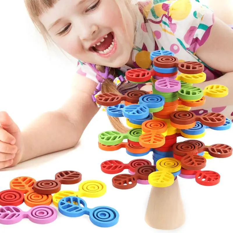 

Stacking Tree Toy Wooden Building Blocks Toy Stimulating Creative & Imaginative Play Stacking Blocks Hours Of Fun Kids Learning