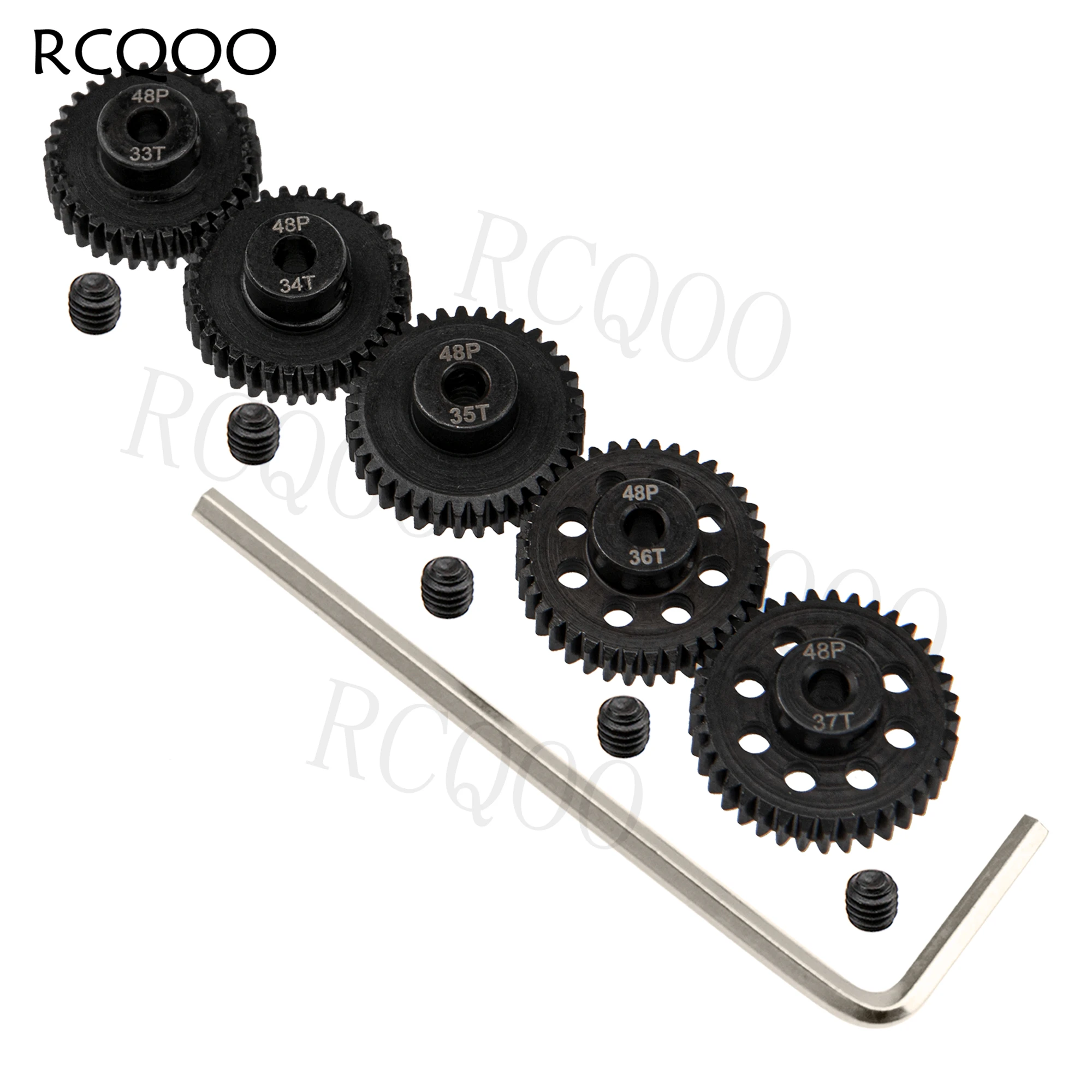 

Pinion Gear Sets 33T 34T 35T 36T 37T fit 3.175mm Shaft for Arrma HPI Kyosho Losi Axial 1/10 RC Car Monster Truck