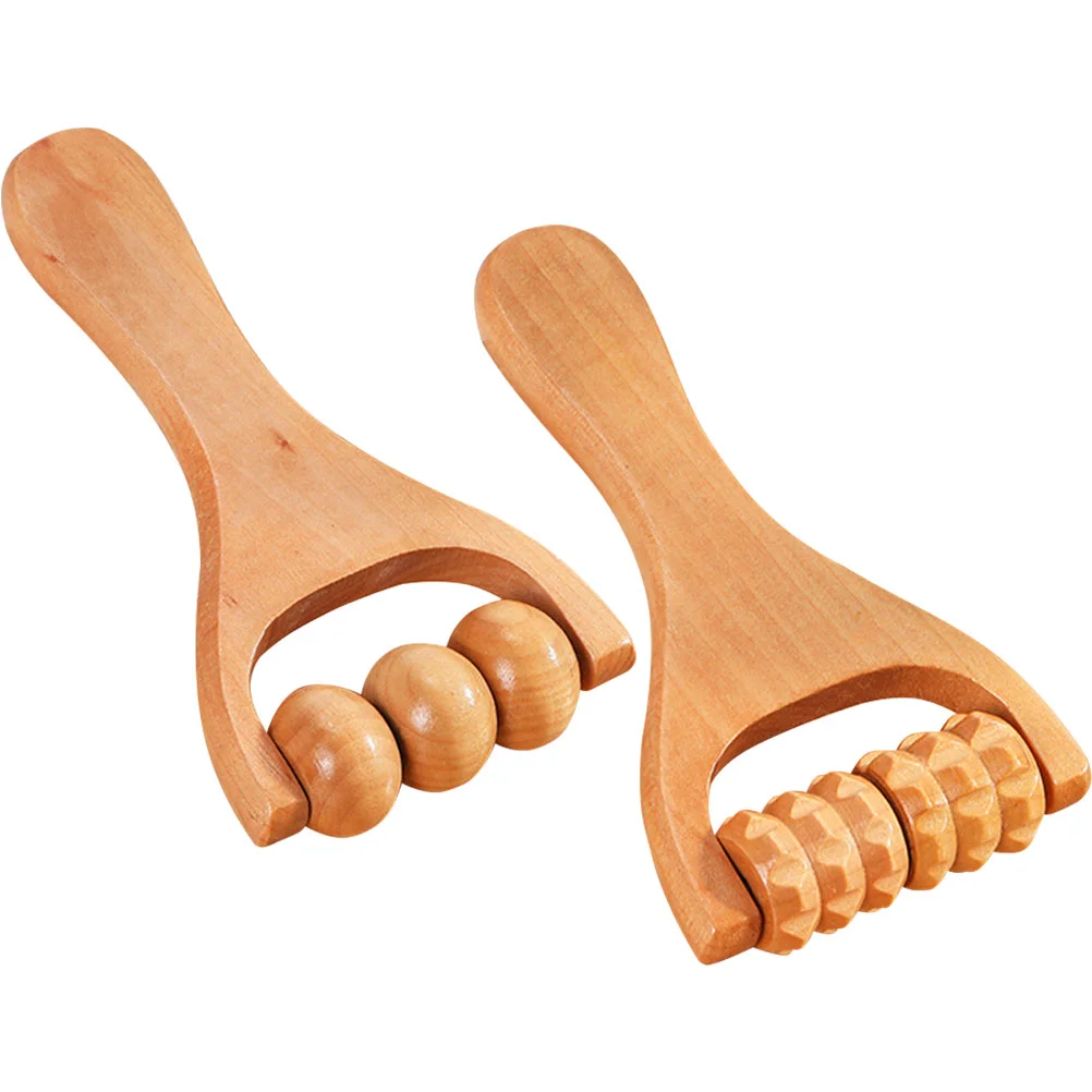 

Roller Acupoint Shoulderfoot Neck Tool Convenientaccessory Household Use Daily Professional Reusable Ergonomic Wooden Muscle