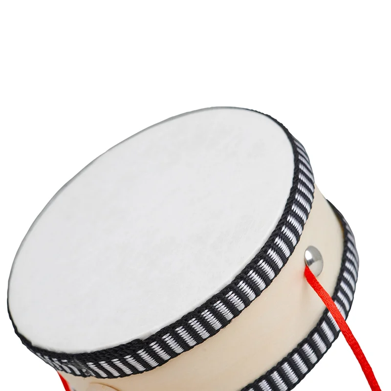 Деревянный барабан-погремушка ручной работы оборудование для раннего обучения