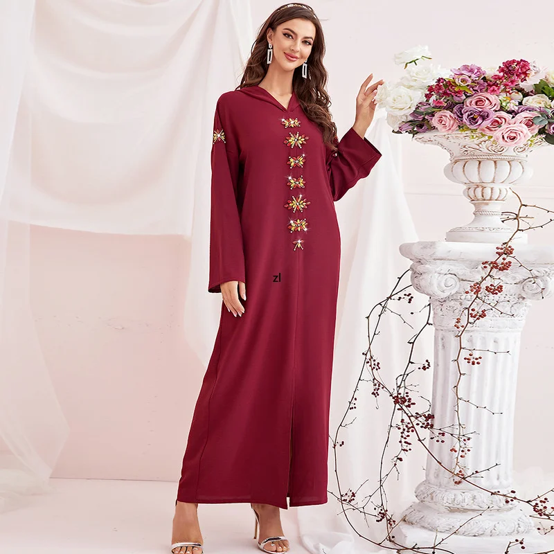Eid Mubarak Kaftan Abaya Dubai Evening Dress Hijab Arabic Islam Pakistani Muslim Abayas for Women Turkish Dresses Djellaba Femme