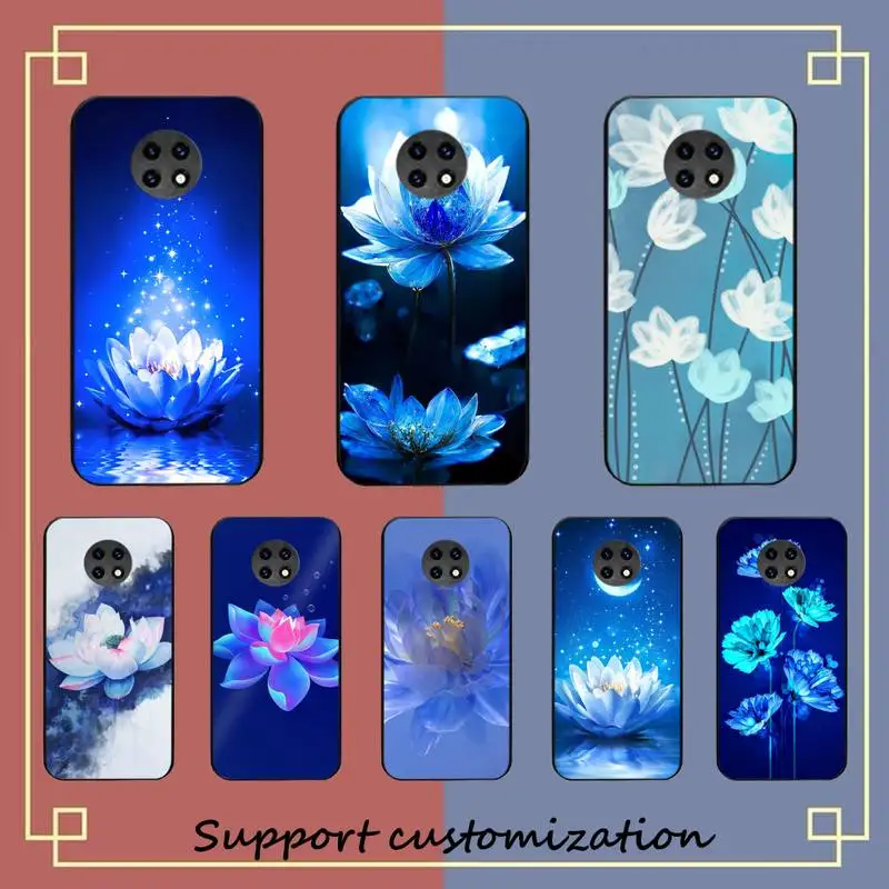 

YNDFCNB lotus flower Phone Case for Samsung S20 lite S21 S10 S9 plus for Redmi Note8 9pro for Huawei Y6 cover