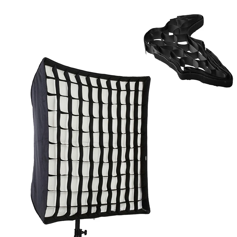 

Нейлоновая квадратная сотовая Сетка 60*60 см для профессиональной фотосъемки, сетка для студийной стробоскосветильник ческой вспышки, зонта,...