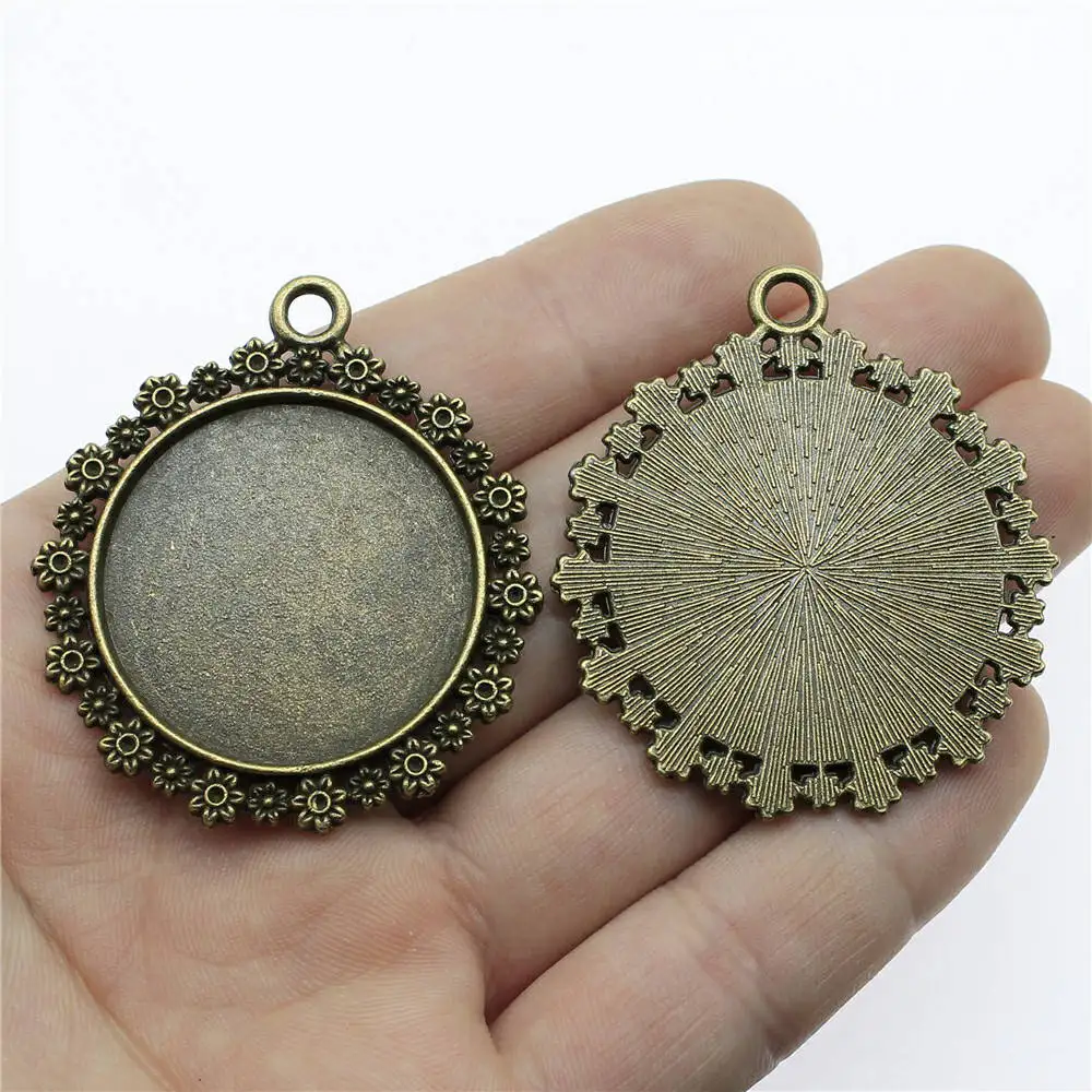 

Components Supplies For Jewelry Fit Round 30Mm Base Setting Cute Items Vintage