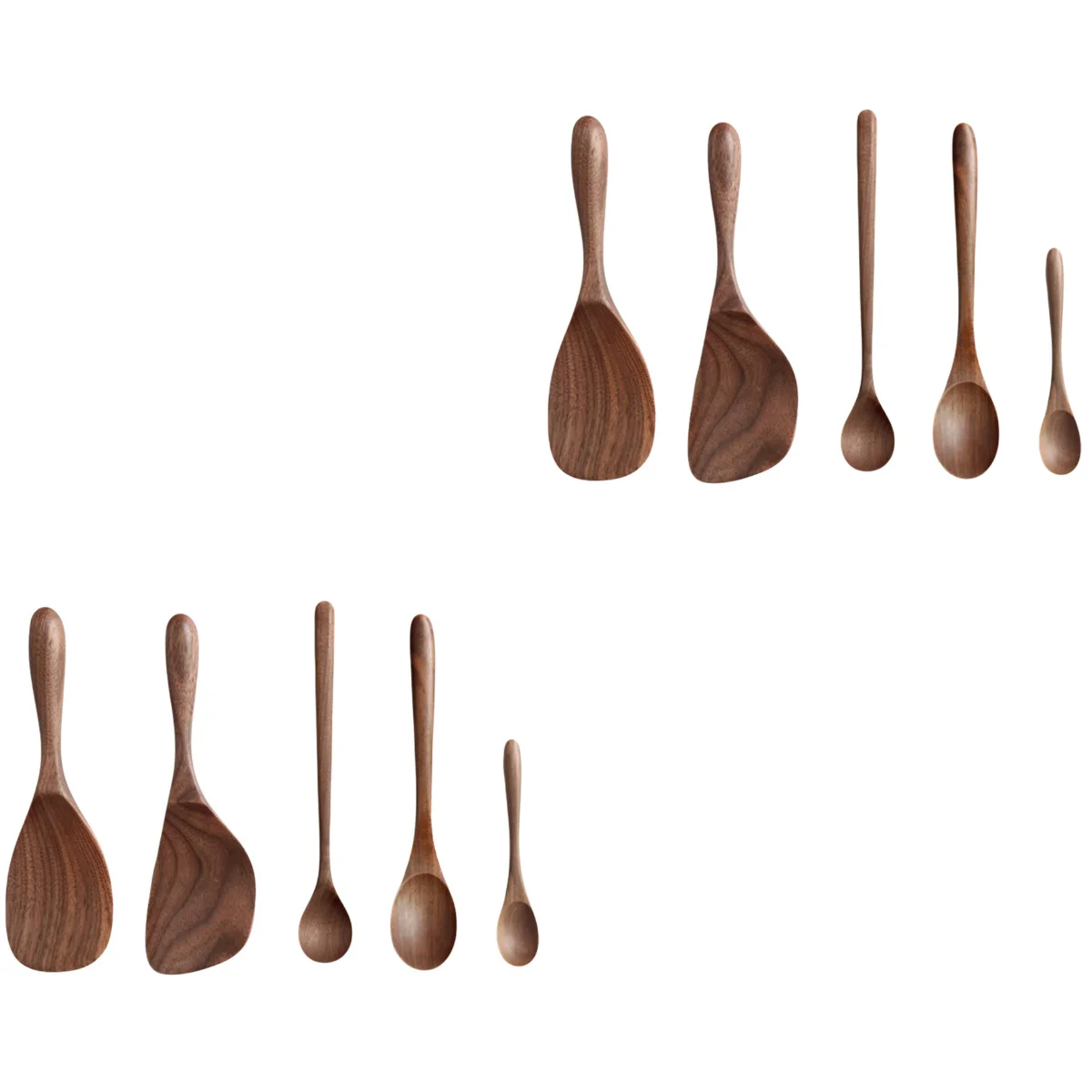 

Wooden Set Kitchen Spoon Utensils Utensil Wood Cooking Spoons Cookware Serving Rice Dinnerware Tableware Bamboo Reusable Ladle