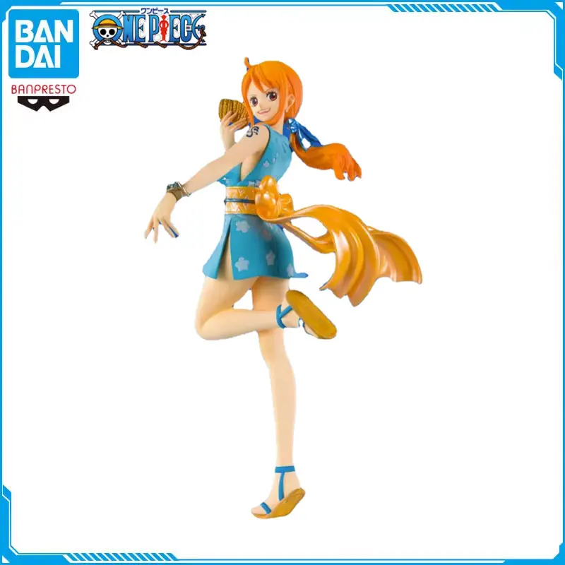 

Genuine Bandai Fiquarts ZERO One Piece Nami Wano Country Yamato Anime Action PVC Figure Complete Model Collectibles Gift