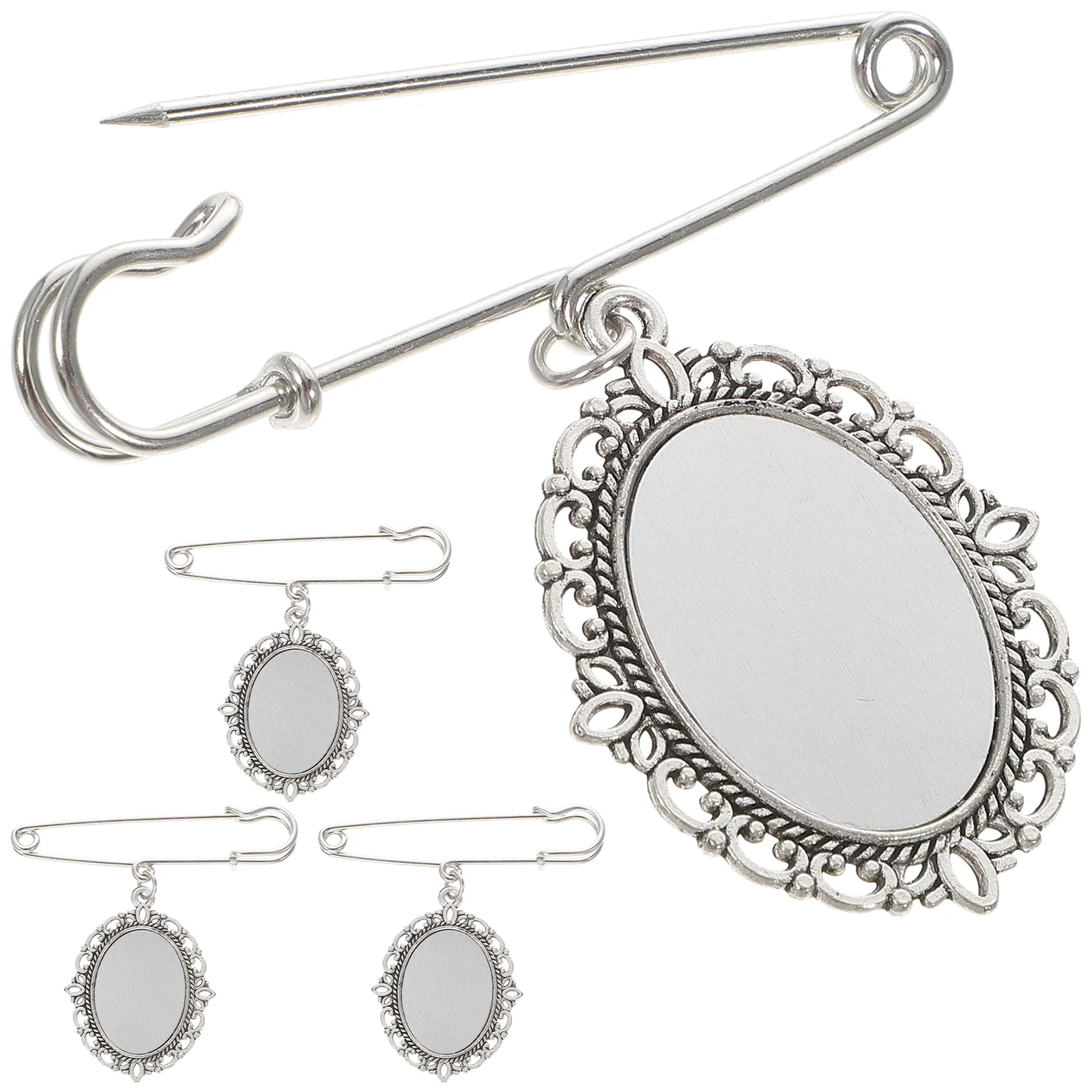 

4 Pcs Graduation Badge Metal Lapel Pin Remembrance Gifts DIY Brooch Safety Ornament Wedding Decoration Bag Charm