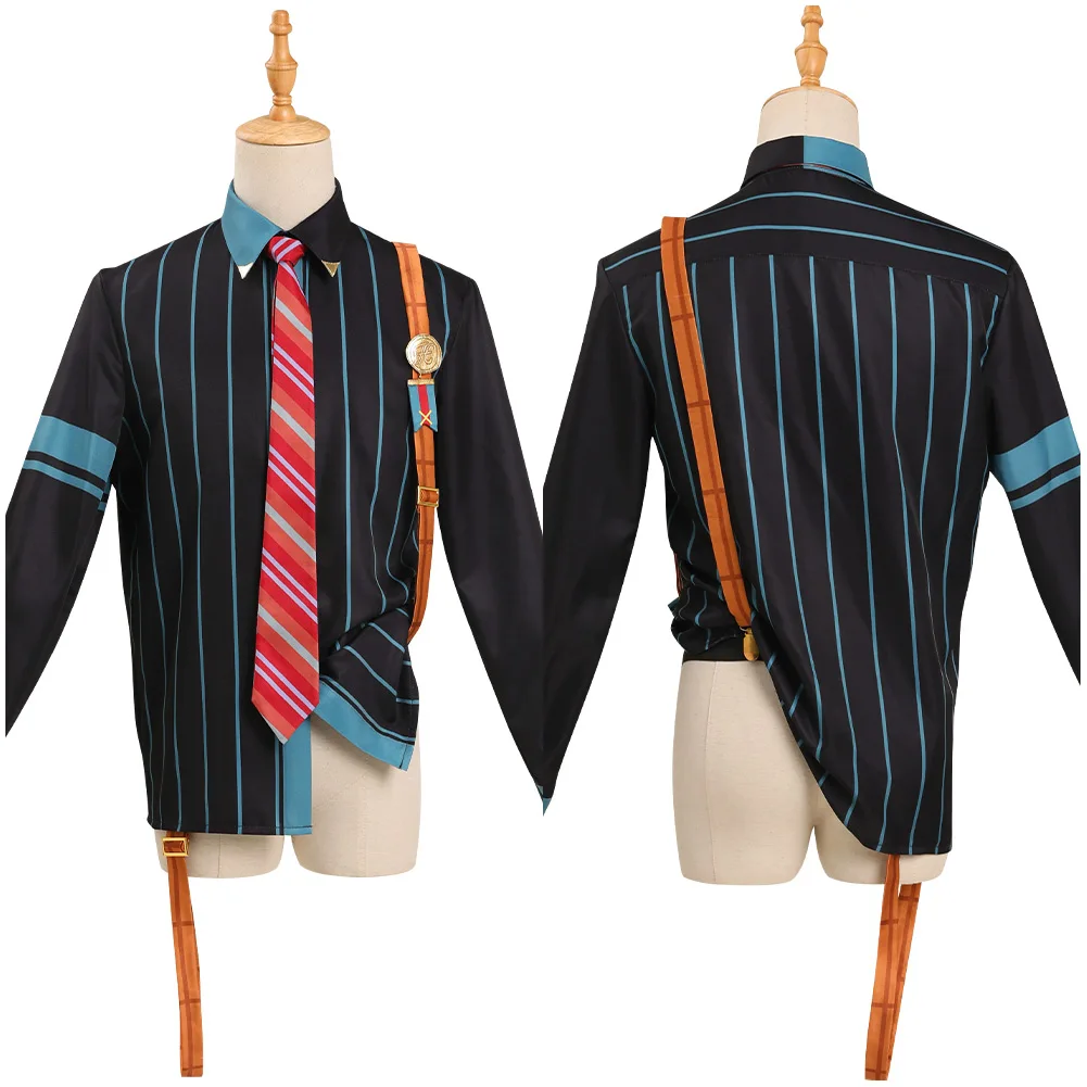 

Ensemble Stars Amagi Hiiro Cosplay Costume Shirt Necktie Belt Outfits Halloween Carnival Suit