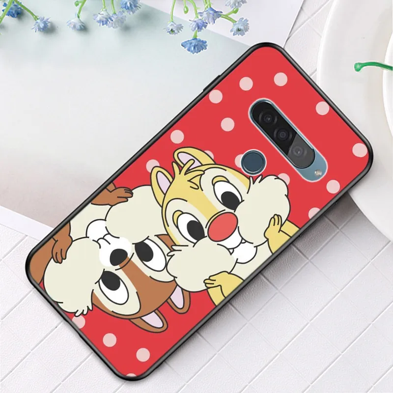 Чехол с кристаллом Disney и Дейлом для Google Pixel 6 5 5A 4 4A XL чехол LG Q60 V60 V50 V50S V40 V35 V30 черный
