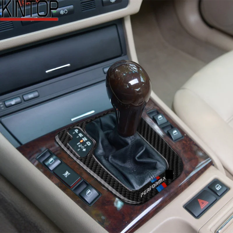 

Для модификации интерьера BMW E46, шестеренка из углеродного волокна, центральное управление шестерней, декоративная рамная паста