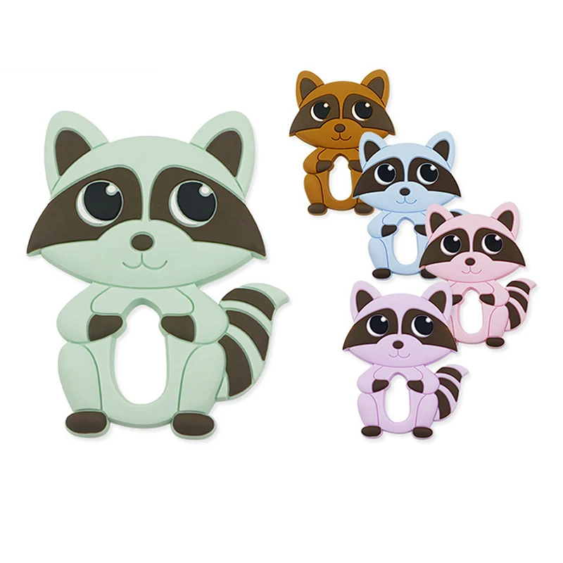 

Baby Silicone Bead Teether Rocket Shaped Newborn Molar Soother Infant