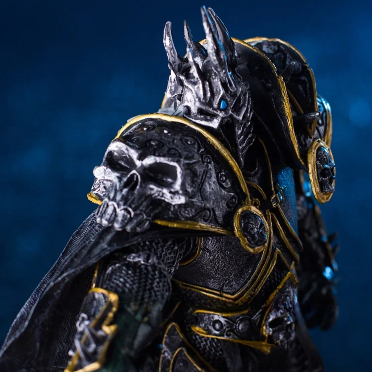 Фото 36 см World of Warcraft игровая периферия 7th Lich King Illidan Stormrage аниме фигурка модель украшение для рабочего стола подарки игрушки для детей №5