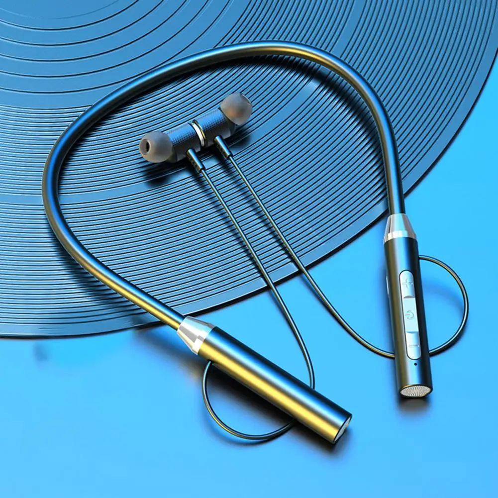 

Bluetooth 5.0 Earphones Wireless Earbuds Magnetic Neckband Headphones Waterproof Sport Headset with Mic Noise Cancelling