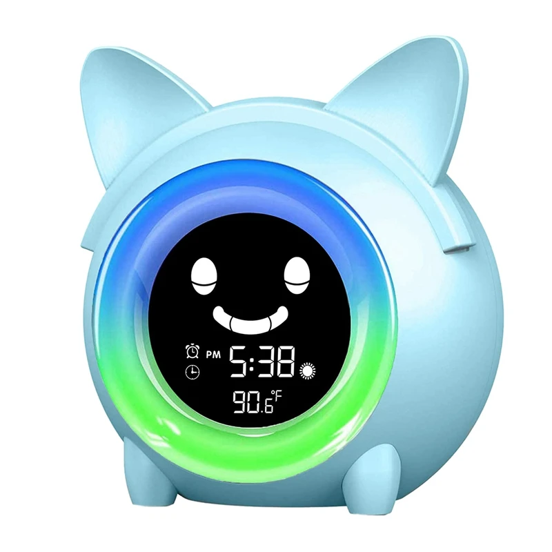 

Alarm Clock For Kids Bedroom Children Sleep Training Clock For Toddlers Wake Up Clock Night Lights For Gifts