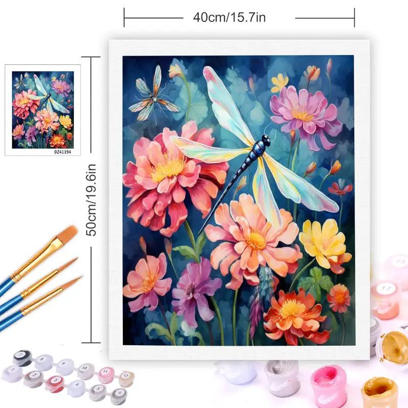 GATYZTORY краска по номерам для взрослых начинающих Красочные животные Лев тигр кот