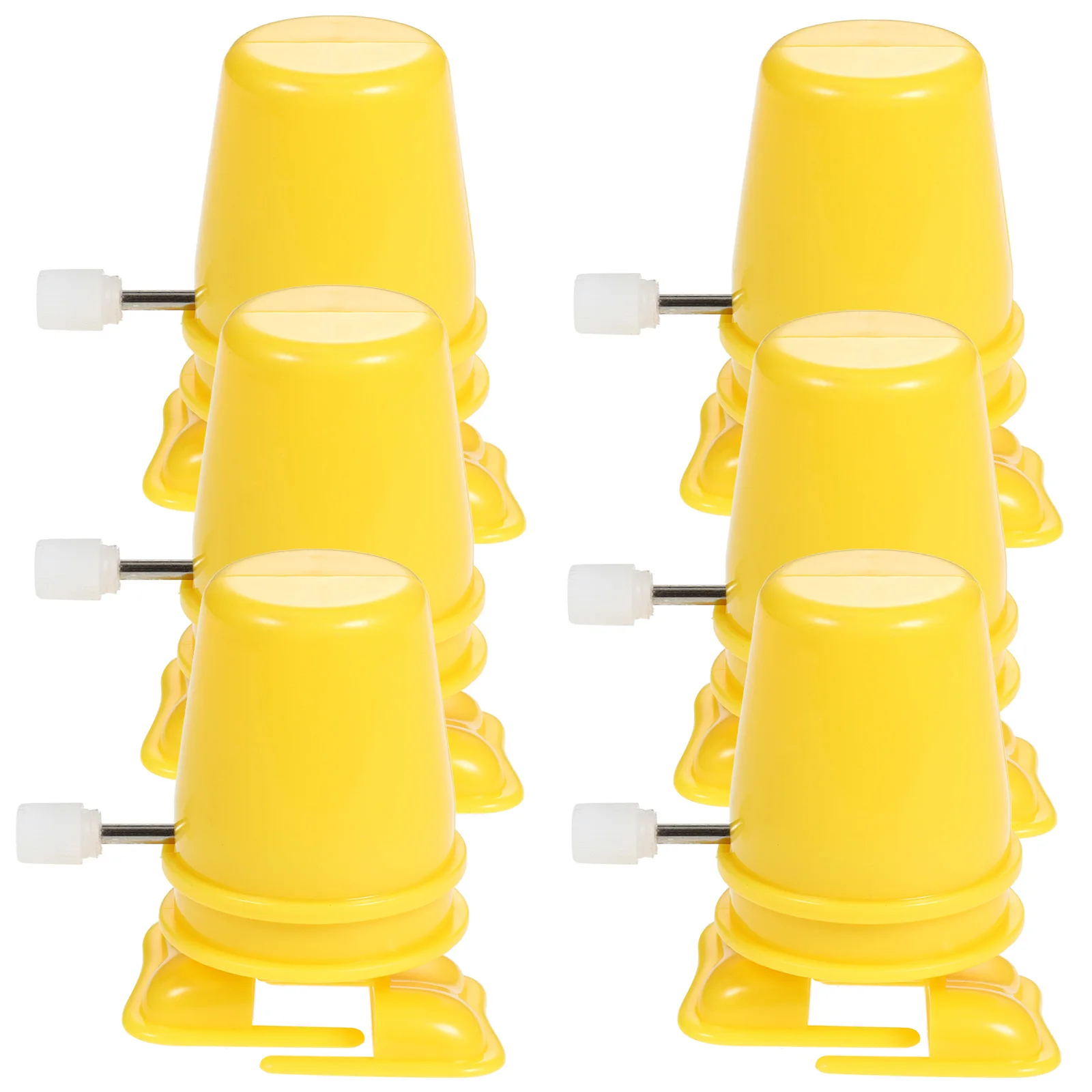 6 шт. заводные ножки робот игрушка для ходьбы животного механизм движения глина