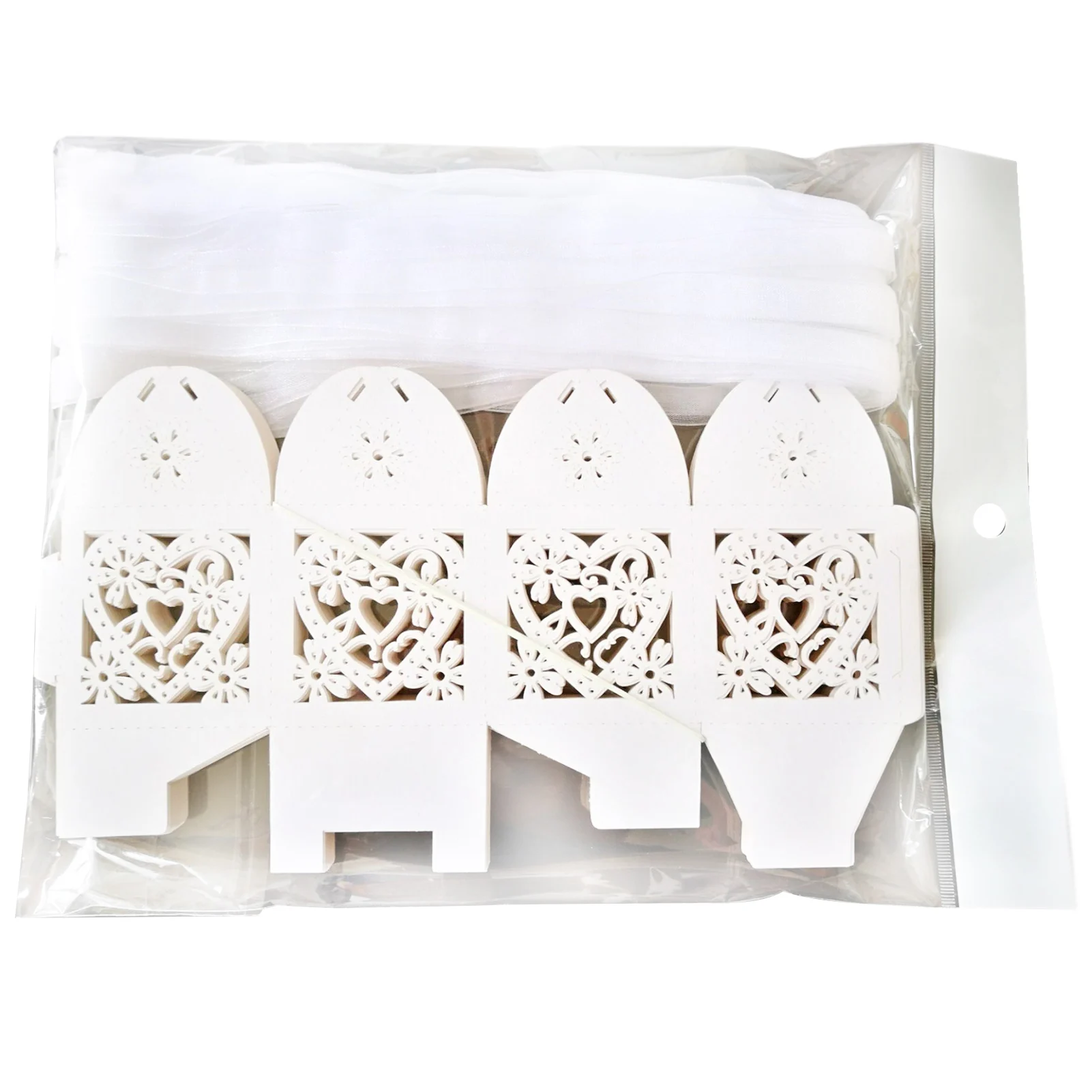 

50Pcs Gift Box Ramadan Decoration Candy Box Hollow Paper Gift Box For Eid Mubarak Ramadan Party Muslim Events Favors Decorations