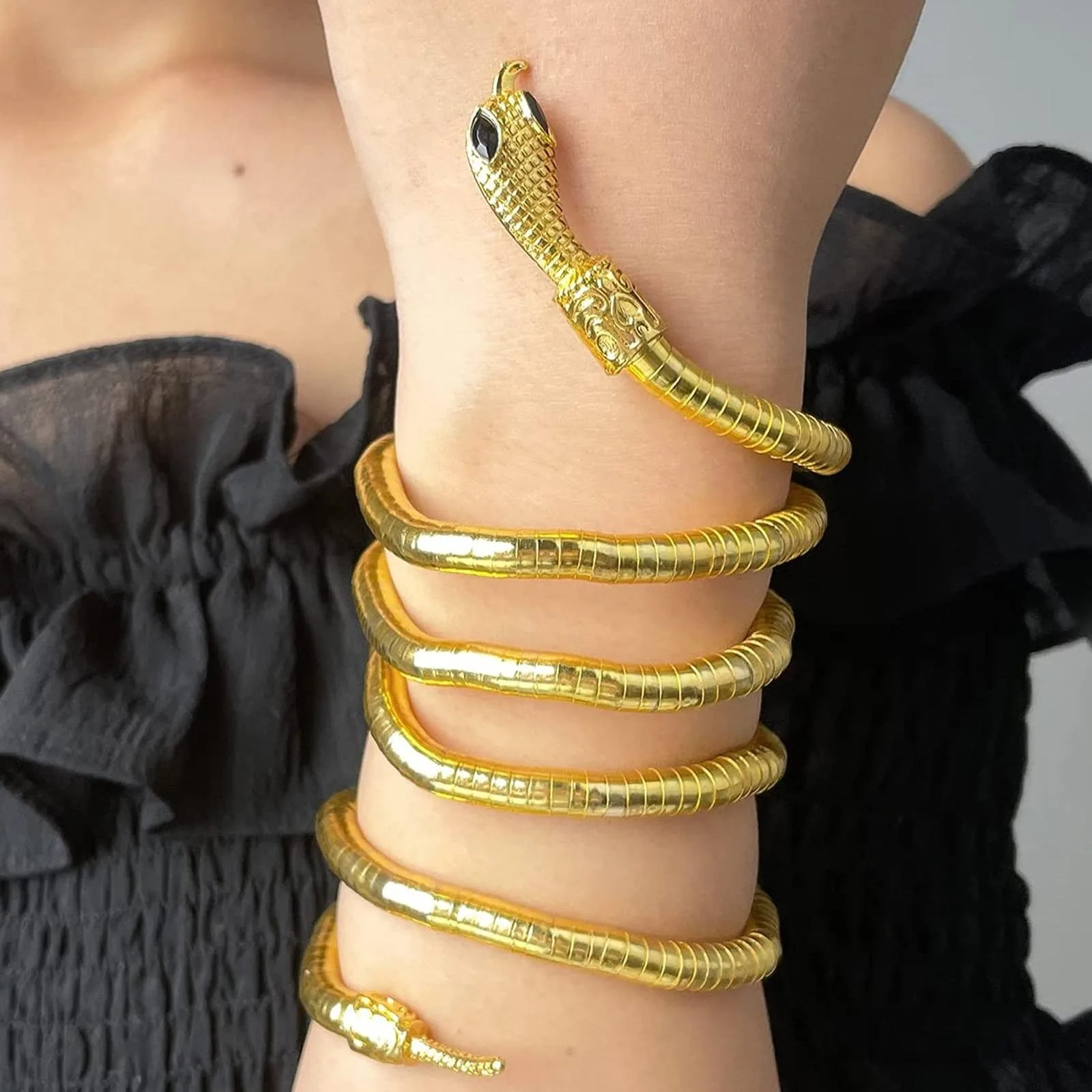 Ожерелье в виде змеи для женщин сгибаемый браслет регулируемый чокер ожерелье